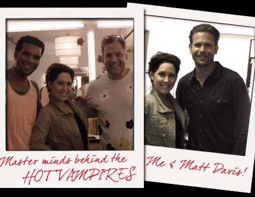 On the Set of Vampire Diaries