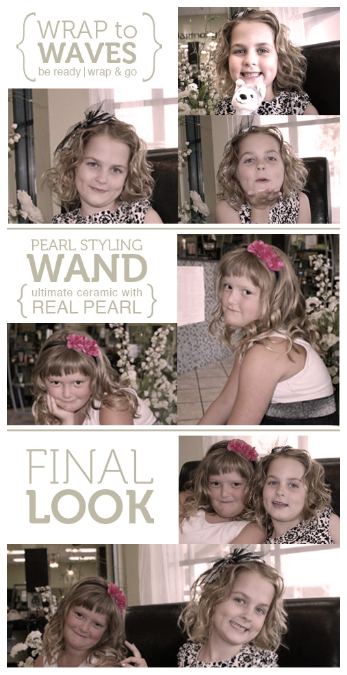 Back To School Hairstyles with Wrap to Waves Styler and the Pearl Styling Wand