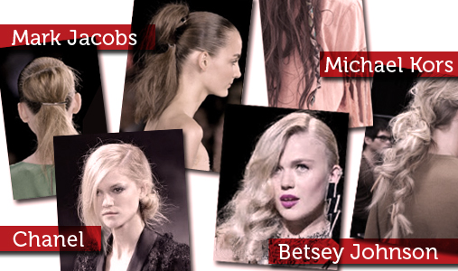 Marc Jacbos, Michael Kors, Betsey Johnson, and Chanel Hair Trends from the Runway