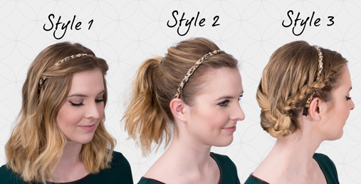 Ways to wear a skinny headband