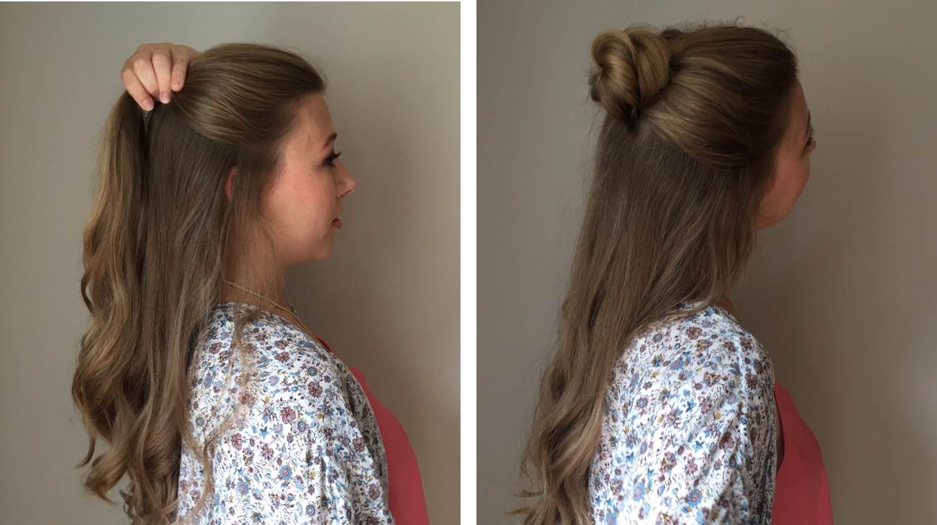 How should you wear your hair for school photos?